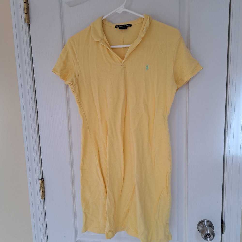 Ralph Lauren Sport Yellow  Medium Polo Dress